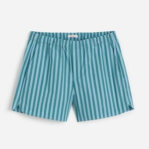 NWT Madewell curved hem pull on shorts in poplin